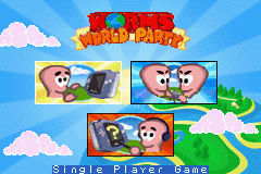 Worms World Party screenshot 4 for GameBoy Advance